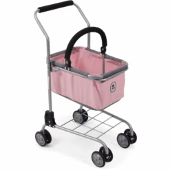 BAYER CHIC 2000 Supermarkt-Einkaufswagen Melange Grau-rosa