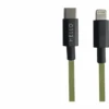 Design Letters Ladekabel USBC To Lightning 1m In Forest Green