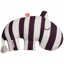 Done By Deer™ Kuscheltier Nilpferd Ozzo, Dunkelrosa/weiß