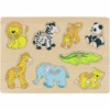 Goki Steckpuzzle Zootiere, 8 Teile