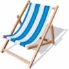 John® Kinderliegestuhl Blau/weiß