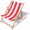 John® Kinderliegestuhl Rot/weiß