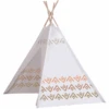 John Original Tipi Aus Holz, Grau/weiß