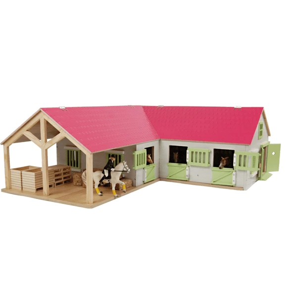 Kids Globe Horses Pferdehof Rosa