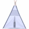 Knorr Toys® Tipi Zickzack, Grau/ Weiß