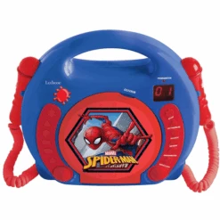 LEXIBOOK Spiderman CD-Player Mit Zwei Mikrofonen