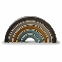 Mushie Stapelspielzeug Rainbow Hillside