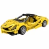 Open Bricks Sports Car Yellow