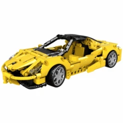 Open Bricks Sports Car Yellow