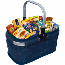Tanner - Der Kleine Kaufmann - Einkaufskorb Jeans, Gefüllt