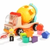 TopBright Toys® Baufahrzeug Mit Formenlernspiel